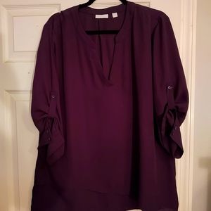 XL NY&Co Plum Blouse